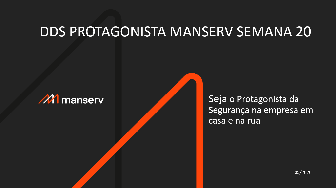 Andaime Manserv — DDS, Diálogo Diário de Segurança